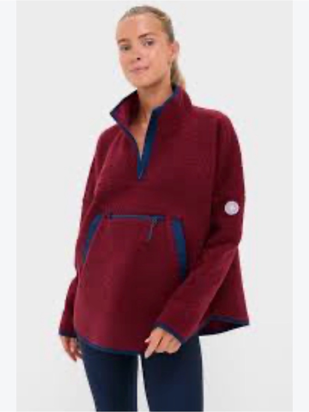 Tuckernuck TNUCK SPORT
Cabernet Fleece Cady Quarter Zip Size XS/S (oversized)